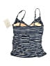 Garnet Hill Stripes Blue One Piece Swimsuit Size 8 - photo 2