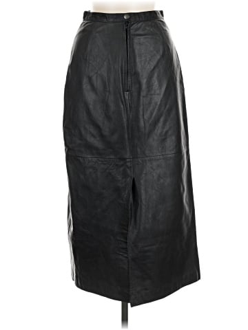 John Meyer Faux Leather Skirt (view 1)