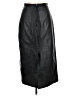John Meyer Black Faux Leather Skirt Size 8 - photo 1