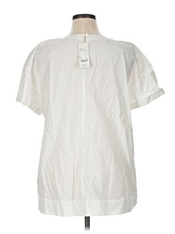 Eileen Fisher Short Sleeve Blouse (view 2)