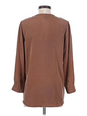 Joie Long Sleeve Silk Top (view 2)