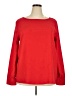 Ann Taylor 100% Polyester Red Long Sleeve Top Size XXL (tall) - photo 1