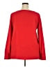 Ann Taylor 100% Polyester Red Long Sleeve Top Size XXL (tall) - photo 2