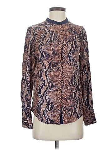 Rebecca Taylor Long Sleeve Silk Top (view 1)
