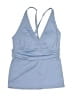 Lands' End Solid Blue Swimsuit Top Size XS (petite) - photo 1