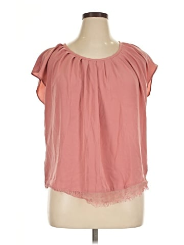 LC Lauren Conrad Short Sleeve Blouse (view 1)