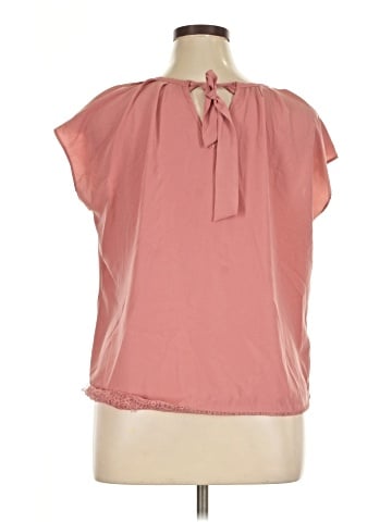 LC Lauren Conrad Short Sleeve Blouse (view 2)