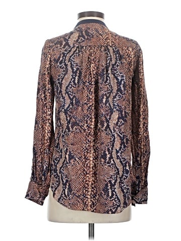 Rebecca Taylor Long Sleeve Silk Top (view 2)
