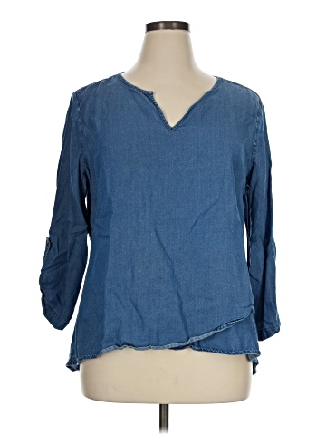 New Directions 3/4 Sleeve Blouse (view 1)