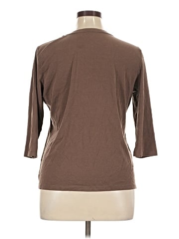 St. John's Bay 3/4 Sleeve T-Shirt (view 2)
