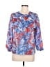 J.Crew 100% Cotton Blue 3/4 Sleeve Blouse Size M - photo 1