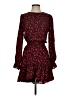 B. Smart 100% Rayon Floral Red Cocktail Dress Size 5 - photo 1