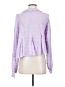 Anthropologie Purple Long Sleeve Blouse Size S - photo 2