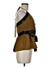 Robert Rodriguez 100% Silk Brown Sleeveless Silk Top Size 8 - photo 4