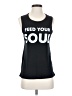 Bella Black Sleeveless T-Shirt Size S - photo 1