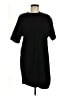 Zara Solid Black Casual Dress Size L - photo 1