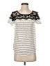 Ann Taylor Ivory Short Sleeve Top Size XS - photo 1