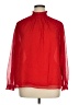 Ann Taylor 100% Polyester Red Long Sleeve Blouse Size XL - photo 1