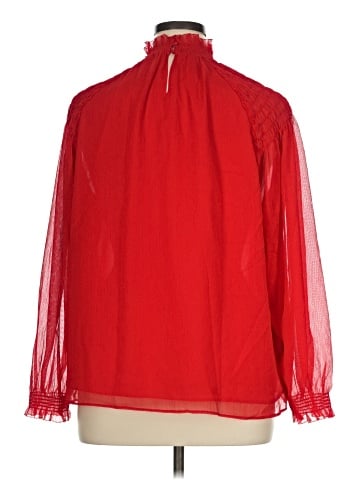 Ann Taylor Long Sleeve Blouse (view 2)
