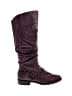 Baretraps Burgundy Boots Size 8 - photo 1