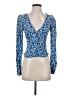 Reformation Blue Long Sleeve Top Size XS - photo 1