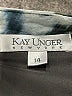 Kay Unger Graphic Gray Cocktail Dress Size 14 - photo 7