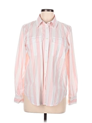 Ann Taylor Long Sleeve Button-Down Shirt (view 1)
