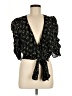 Bailey 44 100% Rayon Black Short Sleeve Blouse Size L - photo 1