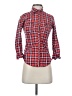 Gilly Hicks Plaid Red 3/4 Sleeve Button-Down Shirt Size XS - photo 1