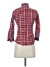 Gilly Hicks Plaid Red 3/4 Sleeve Button-Down Shirt Size XS - photo 2