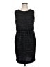 Ann Taylor Tweed Black Casual Dress Size 16 - photo 1