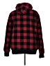 Mossimo Supply Co. 100% Polyester Plaid Red Zip Up Hoodie Size XL - photo 2
