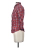 Gilly Hicks Plaid Red 3/4 Sleeve Button-Down Shirt Size XS - photo 5