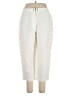 Talbots Solid Ivory Linen Pants Size 16 Petite - photo 1