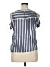 MICHAEL Michael Kors Blue Short Sleeve Top Size XL - photo 2