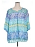 Catherines Blue 3/4 Sleeve Blouse Size 1X - photo 1
