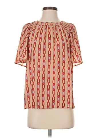 Ann Taylor Short Sleeve Blouse (view 1)
