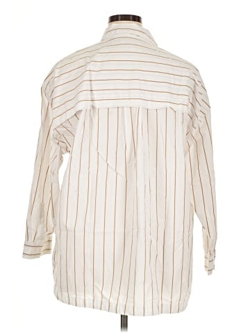 Banana Republic Factory Store 3/4 Sleeve Button-Down Shirt (view 2)