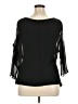 Bailey 44 Solid Black 3/4 Sleeve Blouse Size XL - photo 2