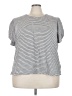 Maurices Silver Short Sleeve Top Size 24 (3) - photo 1