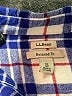 L.L.Bean Plaid Blue Long Sleeve Button-Down Shirt Size XL - photo 7