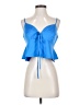 Dynamite 100% Polyester Blue Sleeveless Blouse Size S - photo 1
