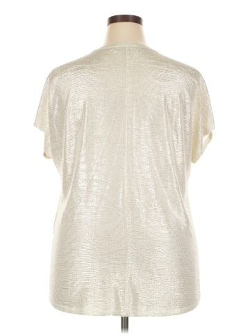INC International Concepts Short Sleeve Blouse (view 2)