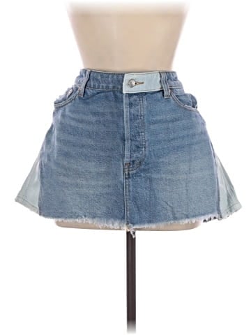 We the Free Denim Skirt (view 1)