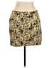 Lioness 100% Polyester Print Gold Casual Skirt Size XXL - photo 2