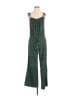 Like Mynded 100% Polyester Hearts Green Jumpsuit Size S - photo 1