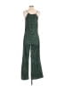 Like Mynded 100% Polyester Hearts Green Jumpsuit Size S - photo 2