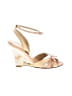 Valentino Garavani Floral Gold Wedges Size EU 36 - photo 1