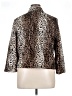 Jaclyn Smith 100% Polyester Animal Print Gold Coat Size L - photo 2