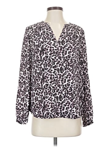 Rebecca Taylor Long Sleeve Silk Top (view 1)